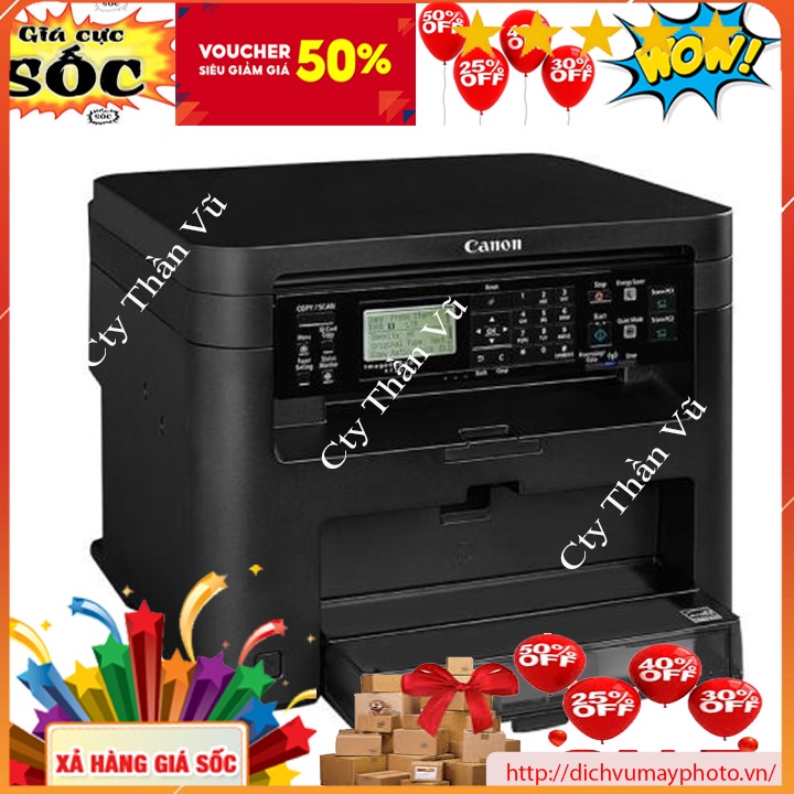 Máy in cũ Đa chức năng Canon MF232W like new có in wifi không dây bền đẹp hộp mực mới chất lượng INECO