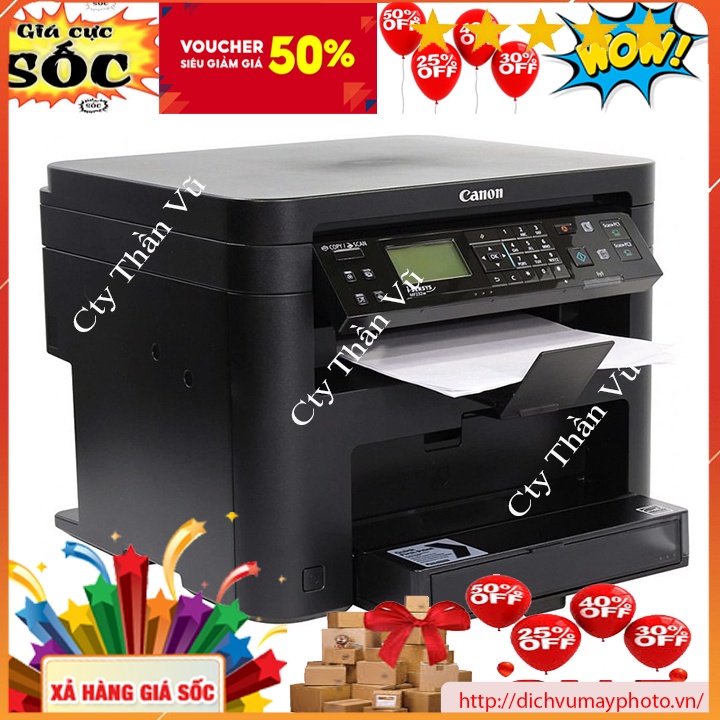 Máy in cũ Đa chức năng Canon MF232W like new có in wifi không dây bền đẹp hộp mực mới chất lượng INECO