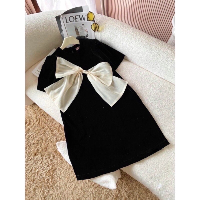 Váy bầu cộc nơ