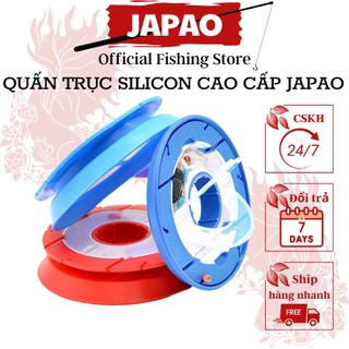 Quấn trục câu đài Silicon Japao quấn trục quấn thẻo câu đài cao cấp phụ kiện đồ câu cá có mũ chụp