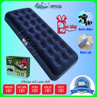 Nệm hơi du lịch, đệm hơi cao cấp KT 1.85m x 76cm x 22cm (tặng kèm bơm điện ), nệm văn phòng gấp gọn