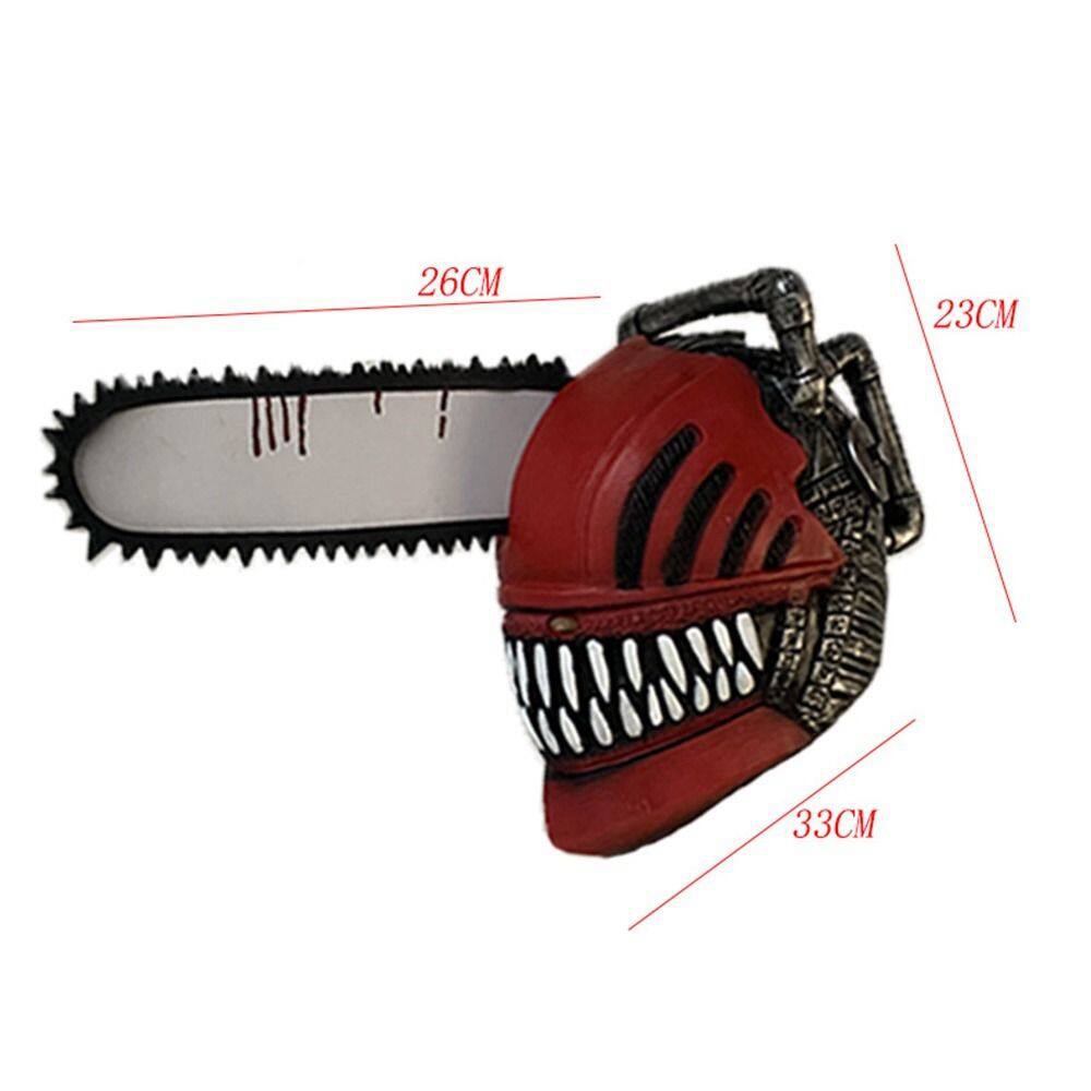 Quỷ đầu cưa Mặt Nạ Cao Su Hóa Trang Nhân Vật Chainsaw Man Denji Pochita Halloween