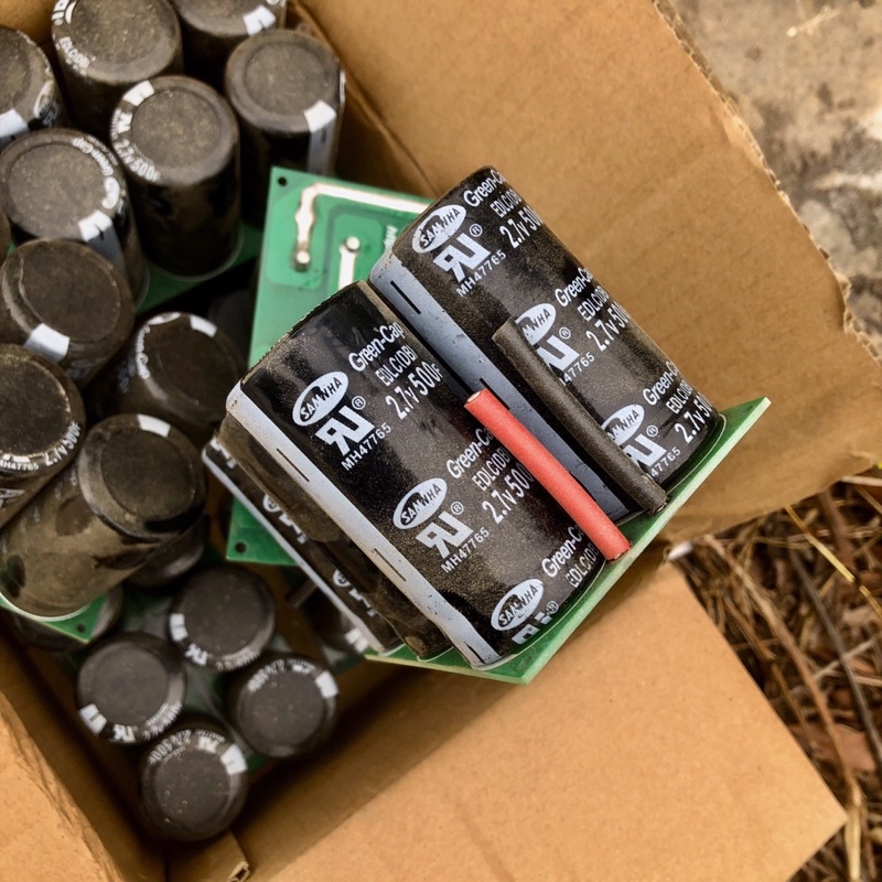 Siêu tụ điện 500F SAMWHA Korea cũ thanh lý