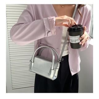 Túi xách nữ đeo chéo sz 18 kiểu dáng hộp retro cực xinh
