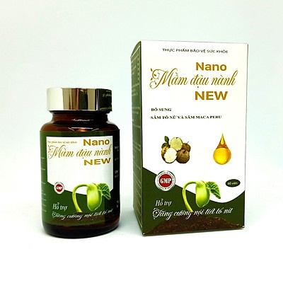 Nano mầm đậu nành NEW lọ 60 viên – Viện Hàn Lâm KH&CN VN