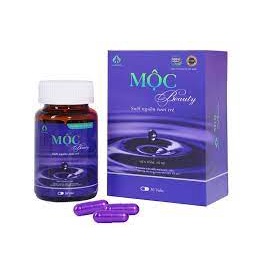 Mộc Beauty - Viên uống nội tiết giảm nám, sạm da, giảm khô hạn, chống rụng tóc – Hộp 30 viên
