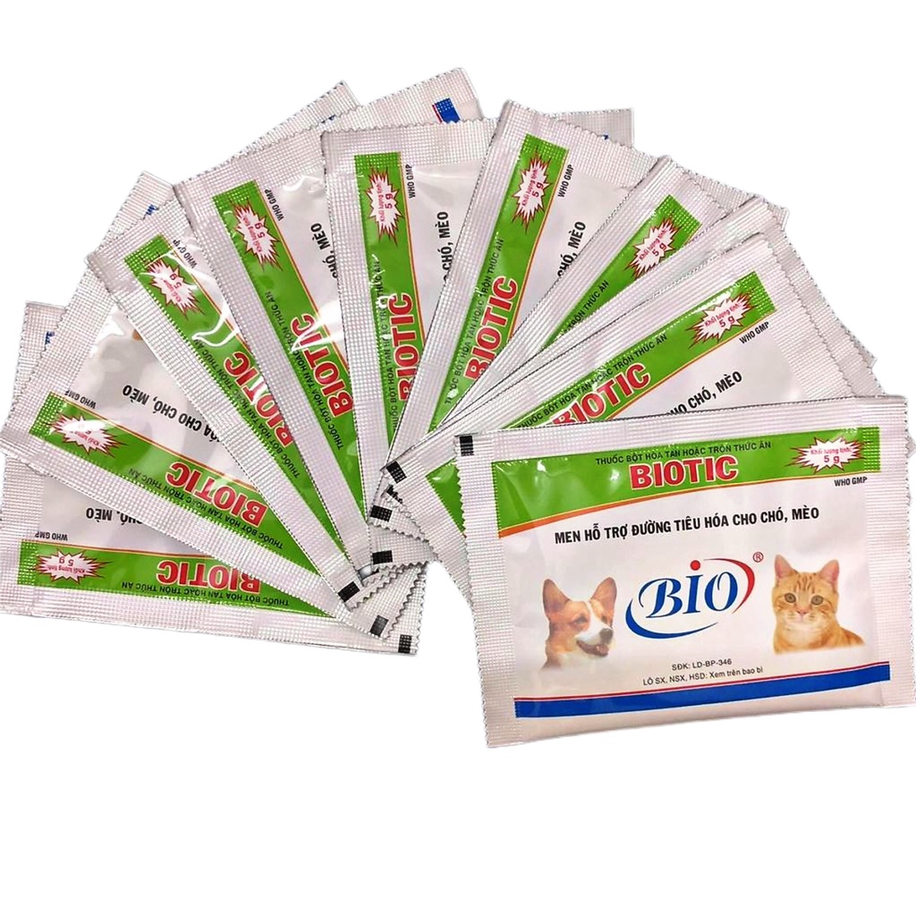 Men Tiêu Hóa Cho Chó Mèo Biotic - Gói Lẻ