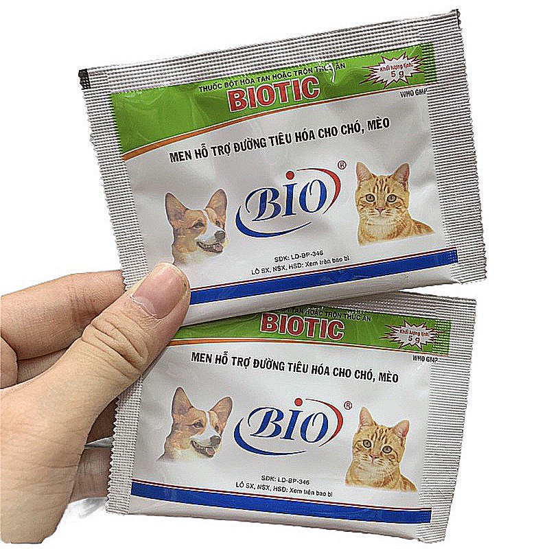 Men Tiêu Hóa Cho Chó Mèo Biotic - Gói Lẻ