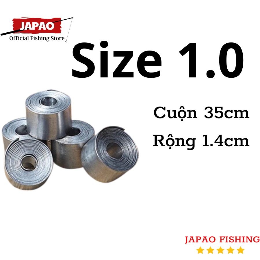 Chì câu cá chì lá câu đài thay thế Japao chì câu cá chì lá điện phân đơn giản thuận tiện dễ bổ sung thay thế