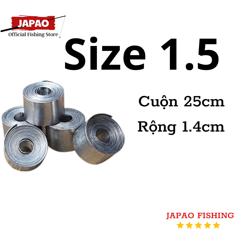 Chì câu cá chì lá câu đài thay thế Japao chì câu cá chì lá điện phân đơn giản thuận tiện dễ bổ sung thay thế