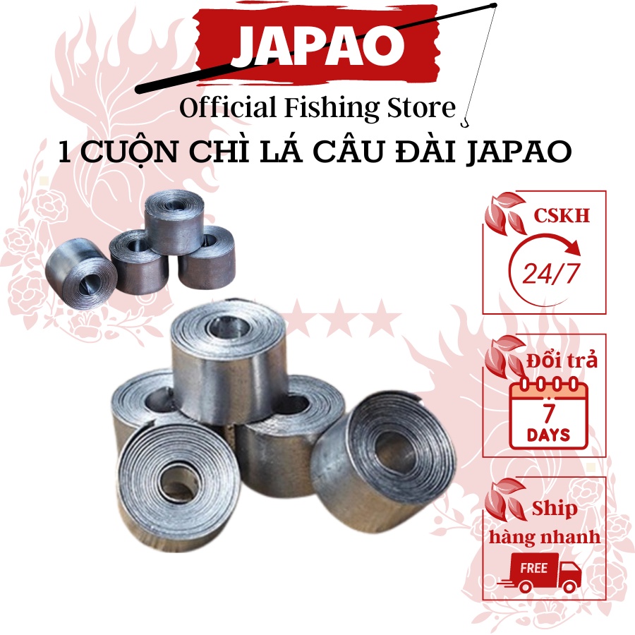 Chì câu cá chì lá câu đài thay thế Japao chì câu cá chì lá điện phân đơn giản thuận tiện dễ bổ sung thay thế