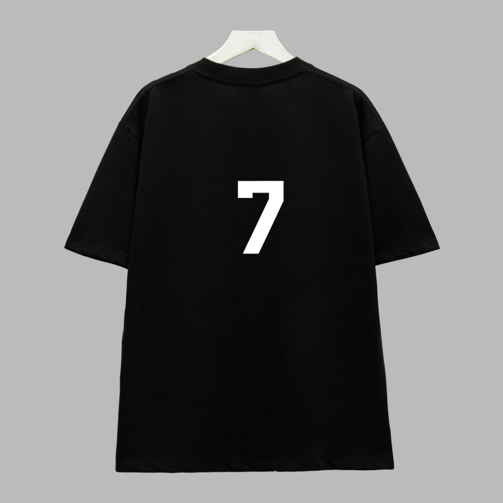 Áo thun mẫu chữ ABC màu đen unisex giới tính form rộng oversize nguyên liệu 100% Cotton