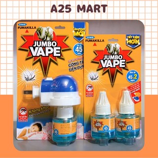 Máy xông đuổi muỗi/ tinh dầu đuổi muỗi jumbo vape