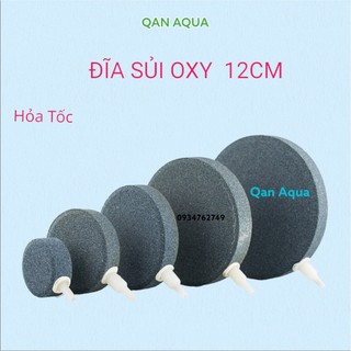 Đĩa sủi Oxy siêu mịn hồ cá 12cm, Đĩa sủi đá bể cá