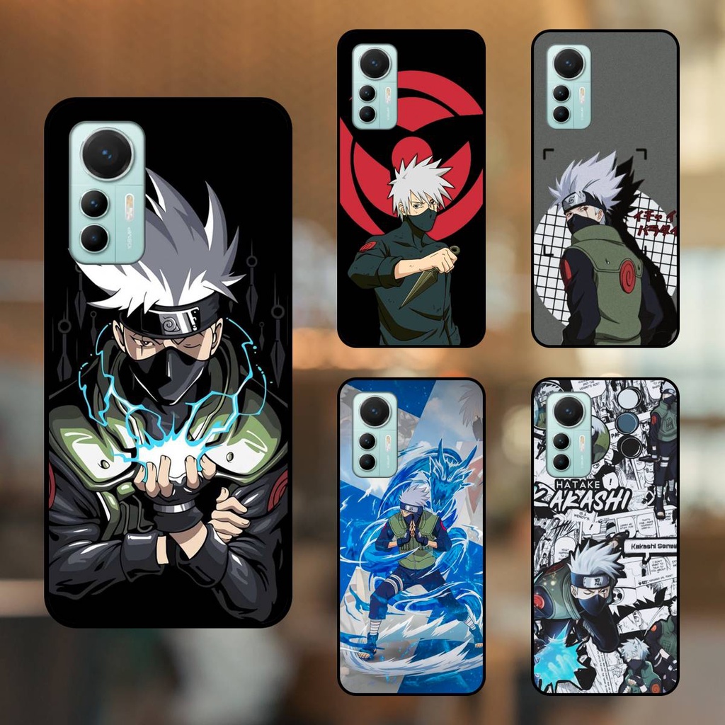 Ốp lưng điện thoại Xiaomi 12 Lite viền đen Hatake Kakashi Naruto