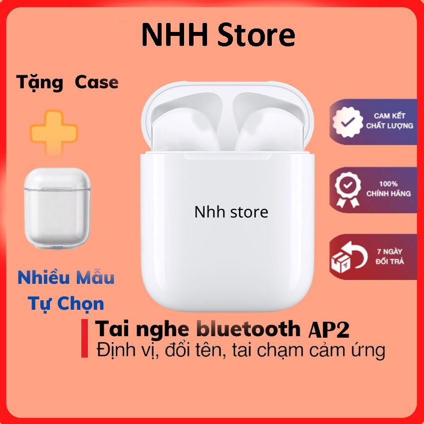 Tai nghe Bluetooth AlP2 Không Dây Full Chức Năng Pin Trâu 4-6h, Định Vị, Đổi Tên Kết Nối Mọi Dòng MÁy