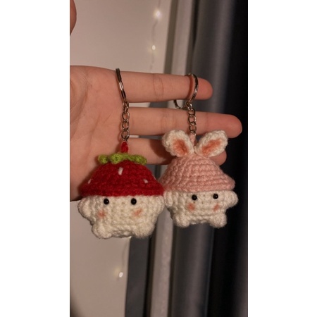 Móc khoá nấm baby handmade