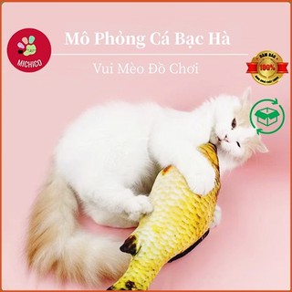 Đồ chơi chó mèo hình cá có catnip cho mèo