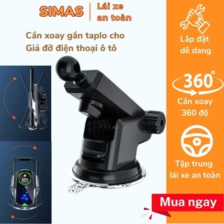 Cần xoay cho bộ giá đỡ điện thoại SIMAS 15W cảm biến tự động đóng mở