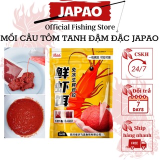 Mồi câu cá rô phi tôm tanh đông lạnh siêu nhạy Japao mồi tôm tanh tổng hợp câu cá rô phi, diếc, trôi, tra mùa hè