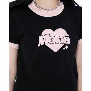 Áo thun baby tee MONÁ - PINKY