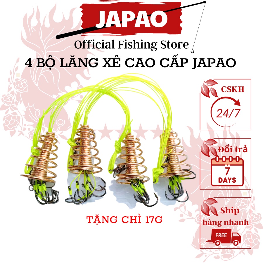 Lưỡi câu cá lăng xê cao cấp Japao lưỡi câu cá lăng xê thép không gỉ dùng cho câu hồ, sông, ao