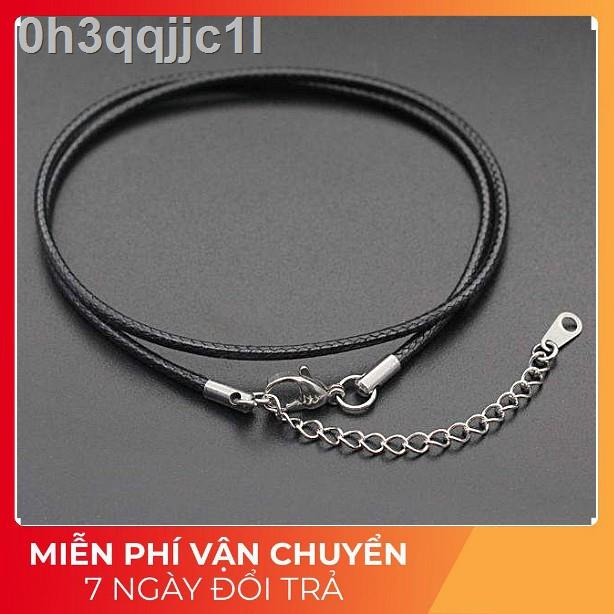 ❇ↂ▩Dây chuyền da Pu trơn không mặt, vòng cổ nam nữ - Bảo Store
