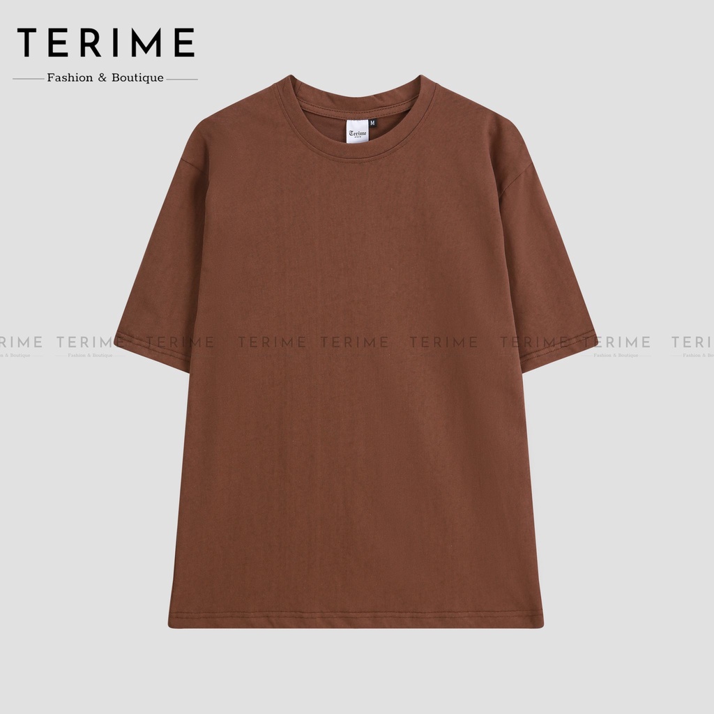 Áo thun trơn Unisex 11 MÀU cotton 100% nam nữ form rộng tay lỡ