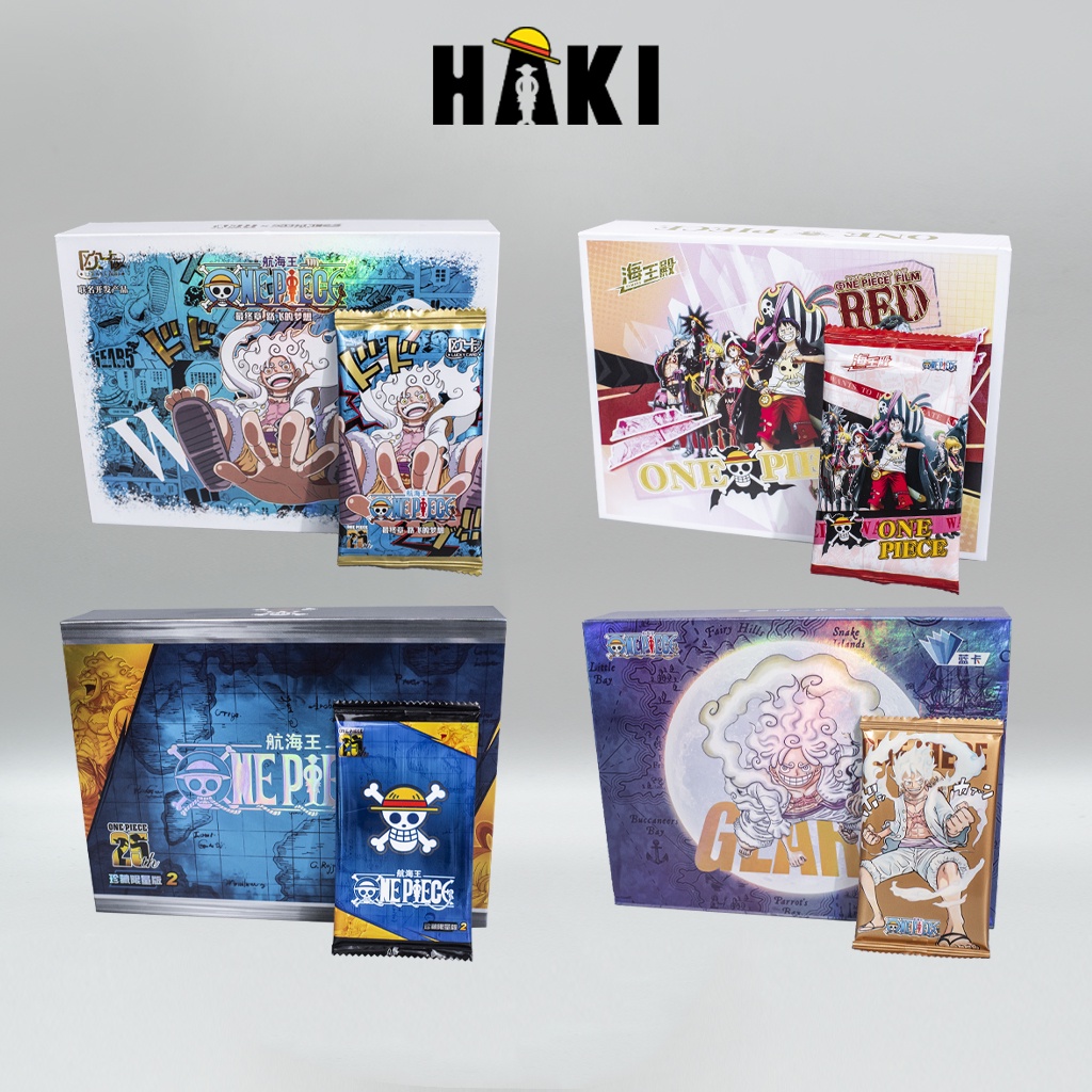 Pack thẻ nhân phẩm One Piece ngẫu nhiên sưa tầm card may mắn One Piece Haki Shop