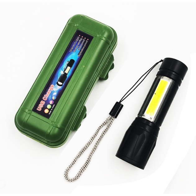Đèn Pin Mini Siêu Sáng Police Cao Cấp Có Zoom. Đèn Pin Mini Led Siêu Sáng Chống Nước Giá Rẻ