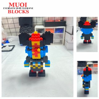 Lego bearbrick  Cương Thi mini, Mô hình lắp ghép 3D decor trang trí Bearbrick Cương Thi tự mini - Muối Blocks
