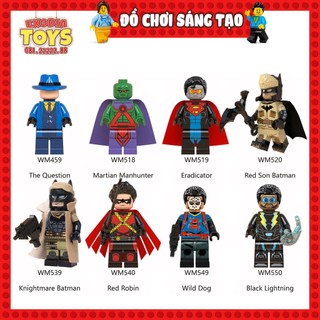 Xếp hình Minifigure siêu anh hùng vũ trụ DC Comics - Đồ Chơi Lắp Ghép Sáng Tạo - WM6038