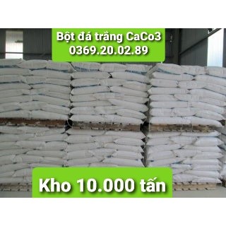Bột đá trắng CaCO3 phụ gia pha nhựa Composite, làm bột bả tường, keo dán gạch, keo trà mạch..đá siêu trắng mịn