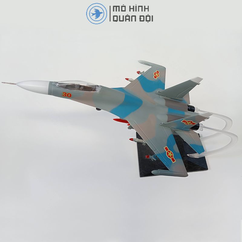 Mô hình máy bay SU-30 Cờ VN 32cm ABS
