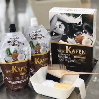 Thuốc nhuộm đen/nâu tóc new kafen dừa