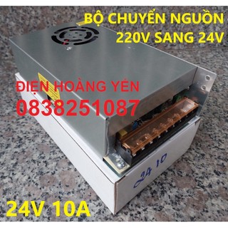 Nguồn tổ ong 24V 10A cho đèn Led, camera
