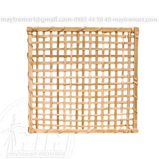 Vỉ tre vuông trang trí decor