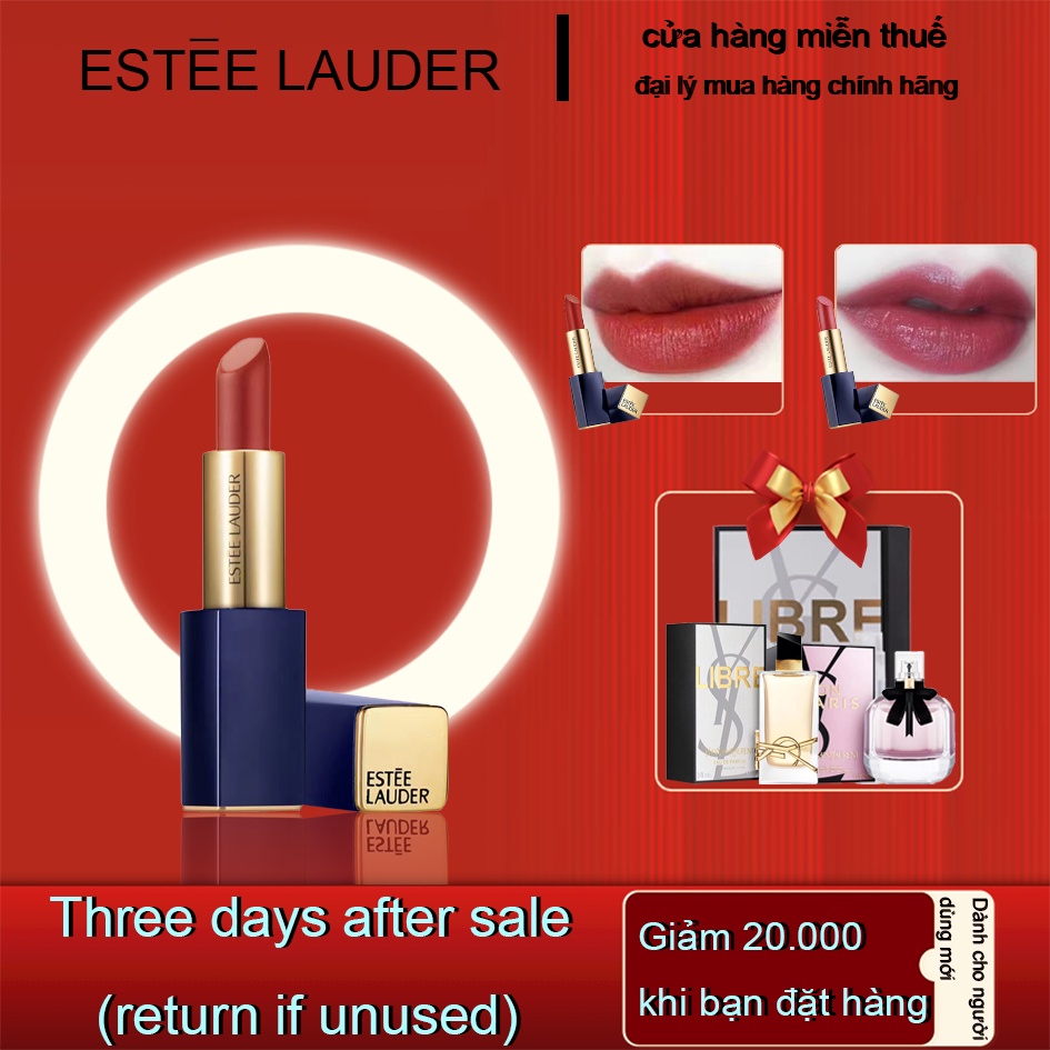 Son mini Estee Lauder màu đỏ nâu lì lâu trôi 333/420 1.3g