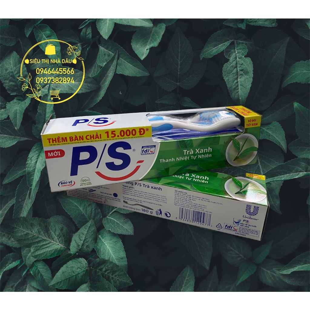 Kem Đanh Răng P/S 180g tặng kèm khuyến mãi