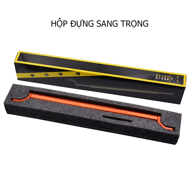 Thanh mở rộng giá đỡ gắn điện thoại, đèn pha trên gương chiếu hậu MẪU DÀI 2 BÊN - Hội quán Phượt XTU khuyên dùng