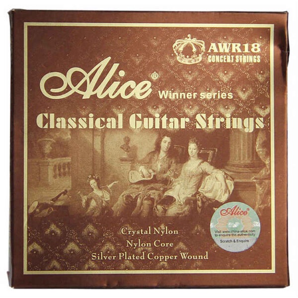 Dây đàn guitar classic - Nylon AWR18 Alice chính hãng (bộ 6 dây)