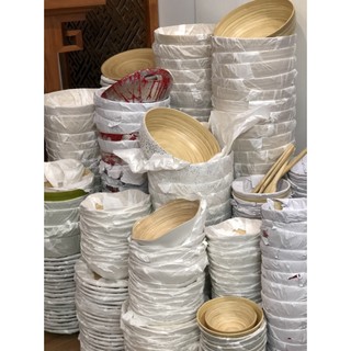 Bát làm từ Tre cuốn cao cấp