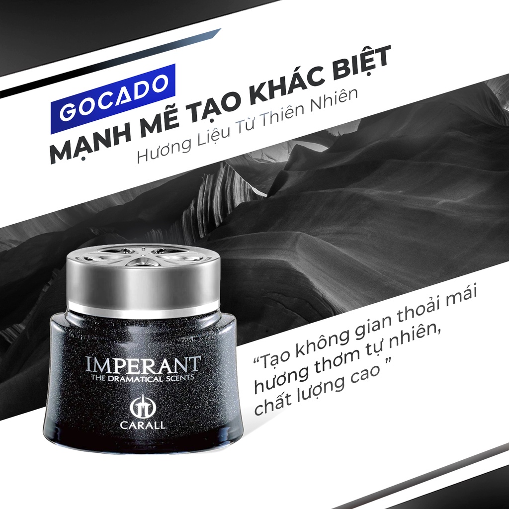Nước hoa ô tô 100% hương thơm tự nhiên Imperant Carall - GOCADO