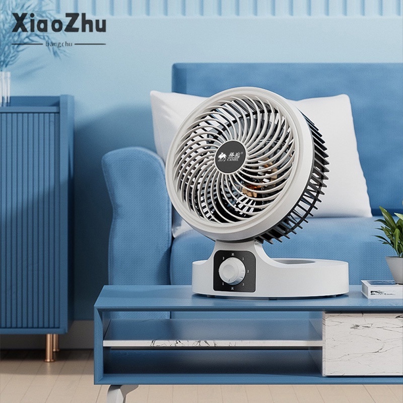 Quạt mini XIAOZHUBANGCHU để bàn không gây tiếng ồn tiện lợi cho sinh viên ở ký túc xá