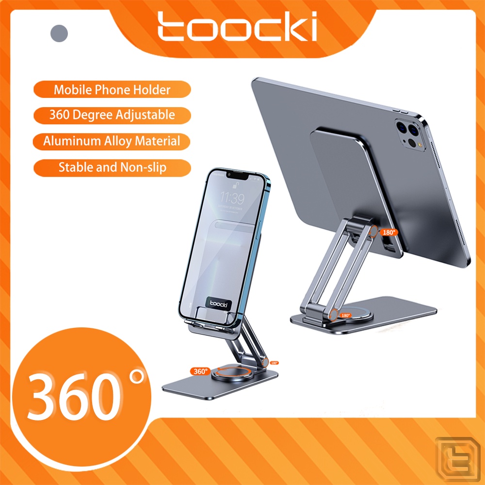 Toocki Giá Đỡ Điện Thoại Bằng Hợp Kim Nhôm Xoay 360 Độ Tiện Dụng° Giá Đỡ Điện Thoại iPad, Phone, máy tính bảng Tablet