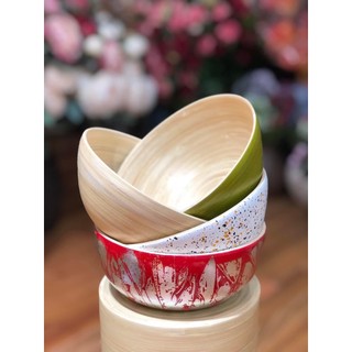 Bát làm từ Tre cuốn cao cấp
