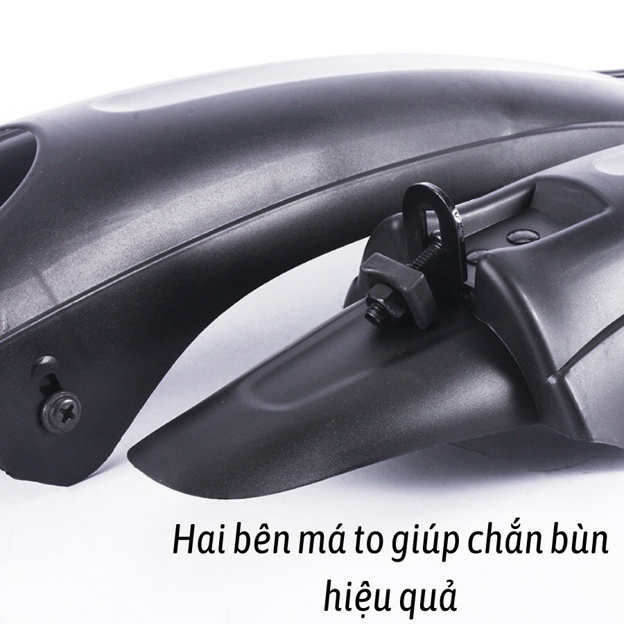 Chắn bùn xe đạp thể thao, xe MTB, xe địa hình trước sau đầy đủ phụ kiện chắc chắn