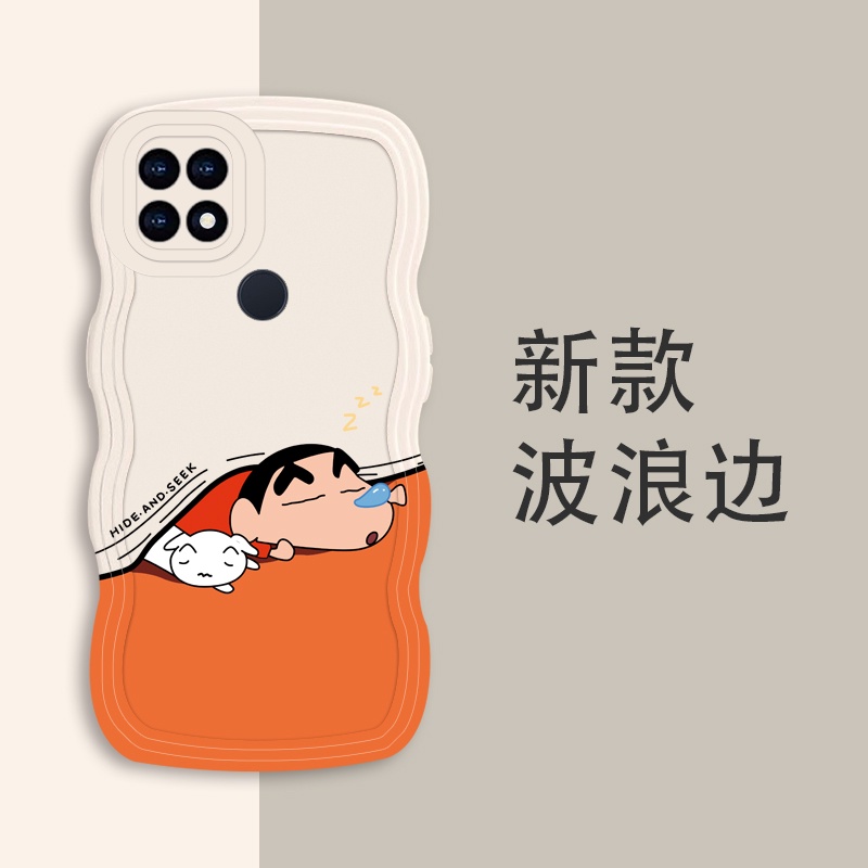 Ốp Điện Thoại Họa Tiết Cậu Bé Bút Chì Cho OPPO A15 A15S A31 A53S A72 A36 A9 2020 A5 F11 F9 RENO 8