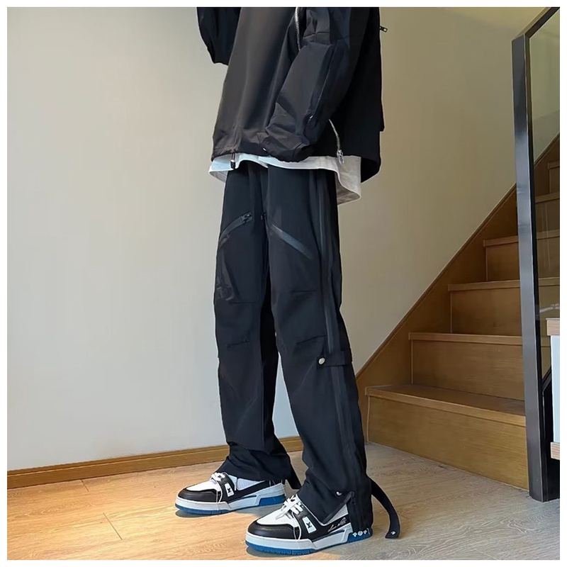 Quần Dài Có Khóa Kéo Đa Năng Phong Cách Hàn Quốc Thời Trang Mùa Xuân Mới 2023