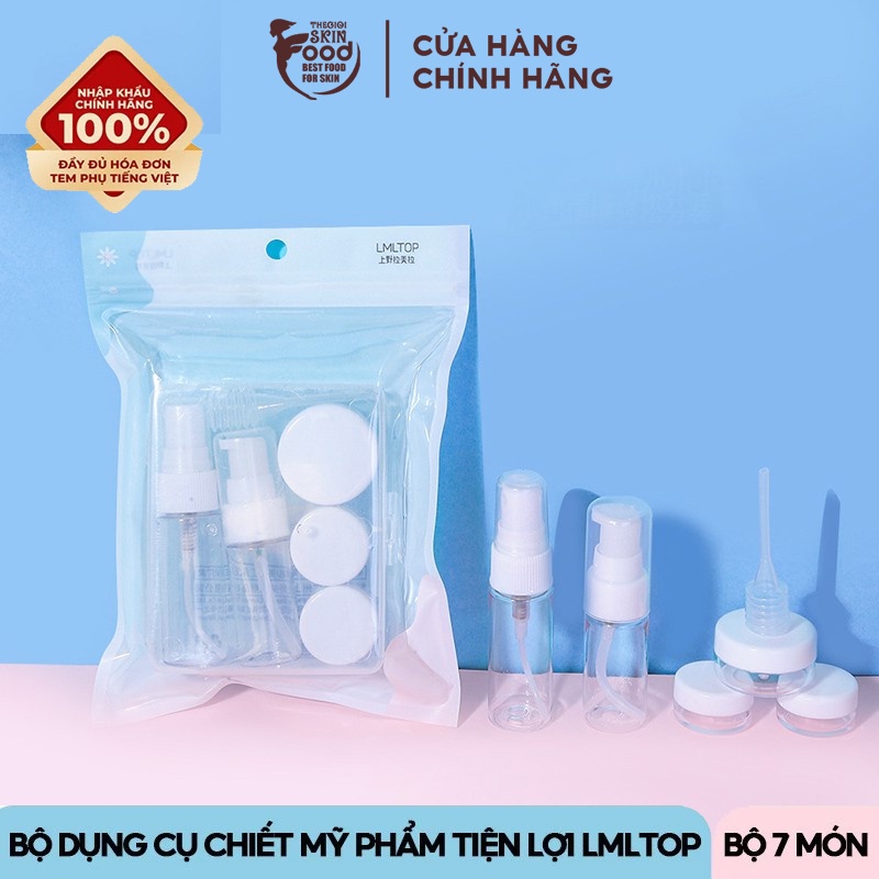 [NHẬP KHẨU][Set 7 Món] Bộ Dụng Cụ Chiết Mỹ Phẩm Tiện Lợi LMLTOP (Màu Ngẫu Nhiên)